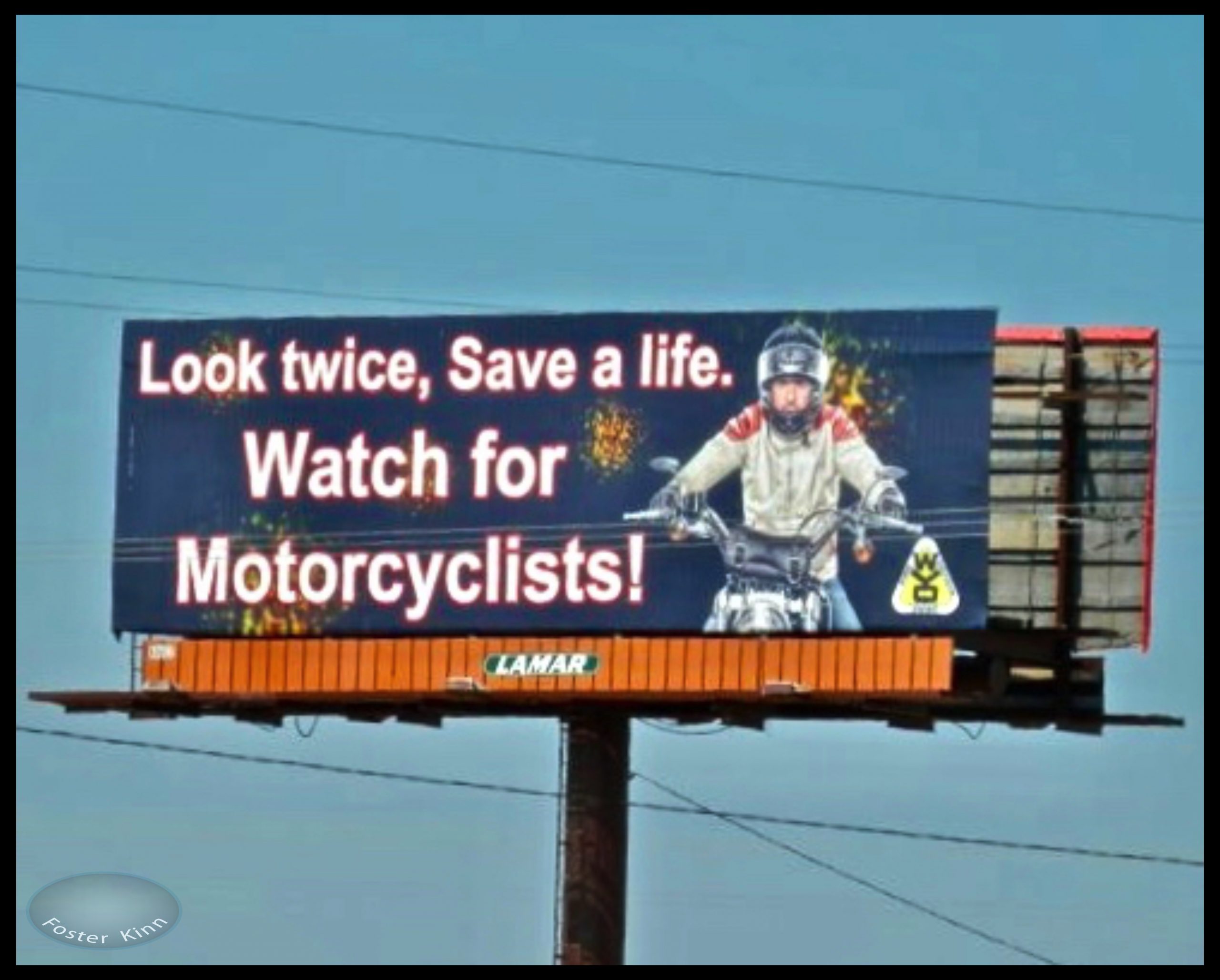 2 Watch for Bikers! Frame